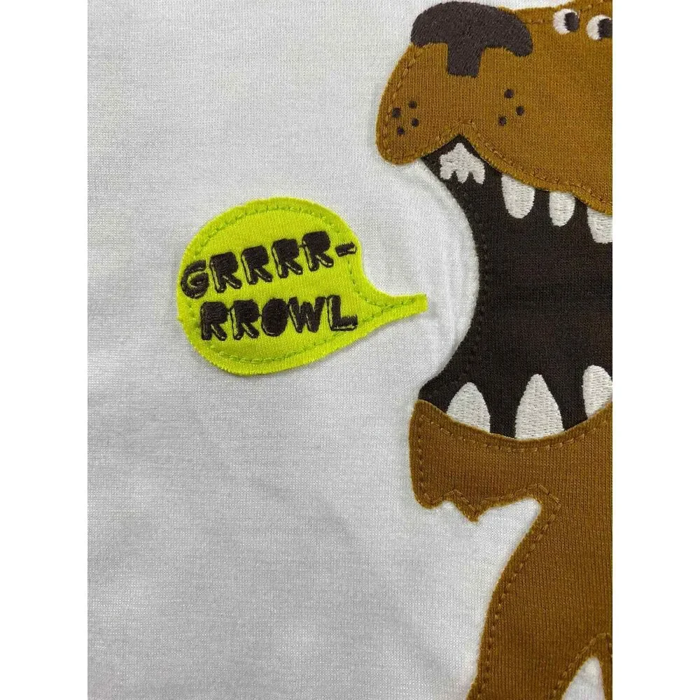 CARTERS GRAPHIC TEE BEAR GRRRR BOYS 10 SUPER COMFY Nwot Longsleeve